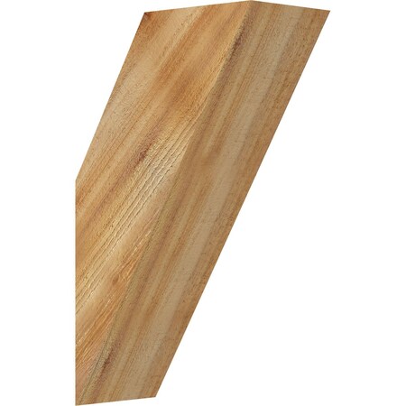 6"W x 12"D x 20"H Traditional Rough Sawn Knee Brace, Western Red Cedar